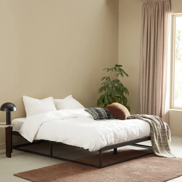 NOUS Living Dean metalen bed zwart, foto 2