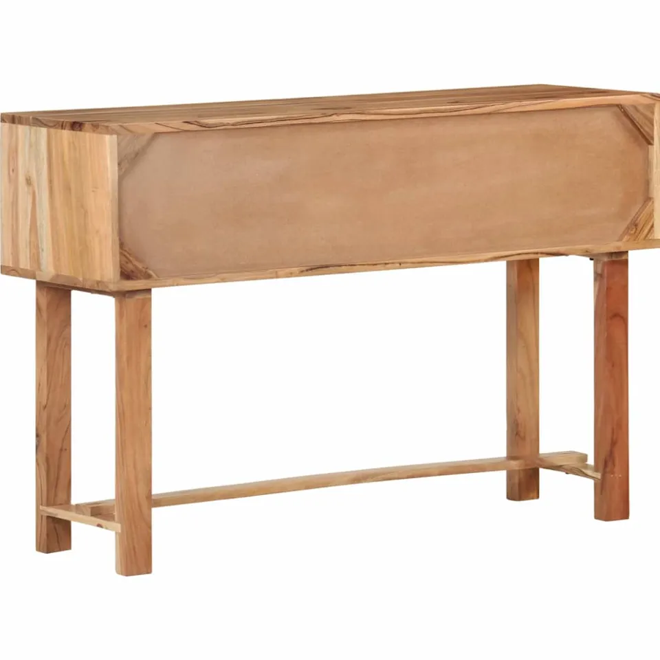 vidaXL Dressoir 115x35x75 cm massief acaciahout bruin, foto 2