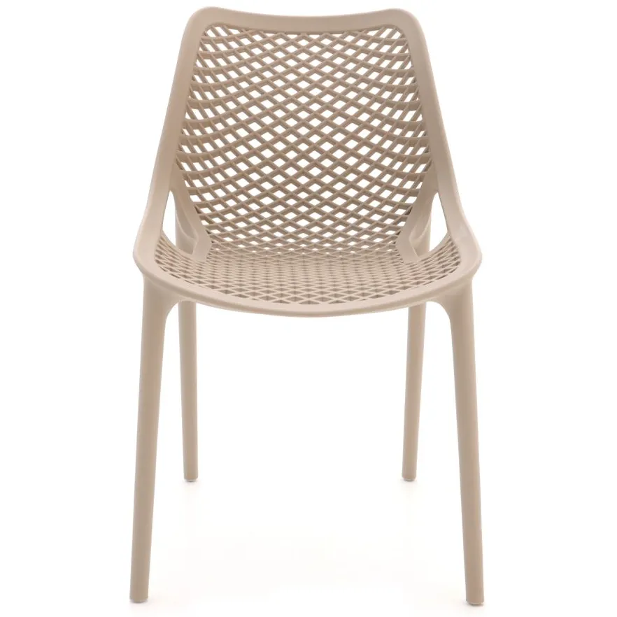 Forza Furniture Forza Ripi dining tuinstoel stapelbaar taupe, foto 3