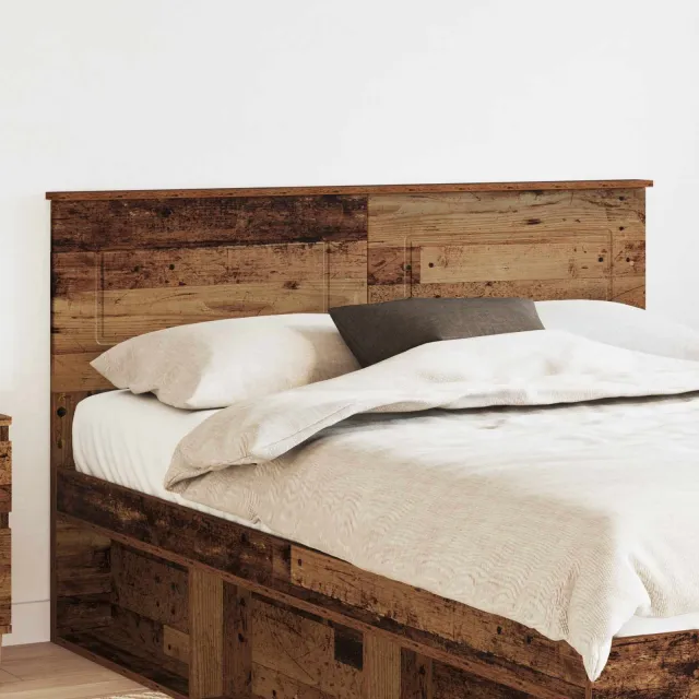 vidaXL Hoofdbord Oud Hout Bewerkt hout Bruin