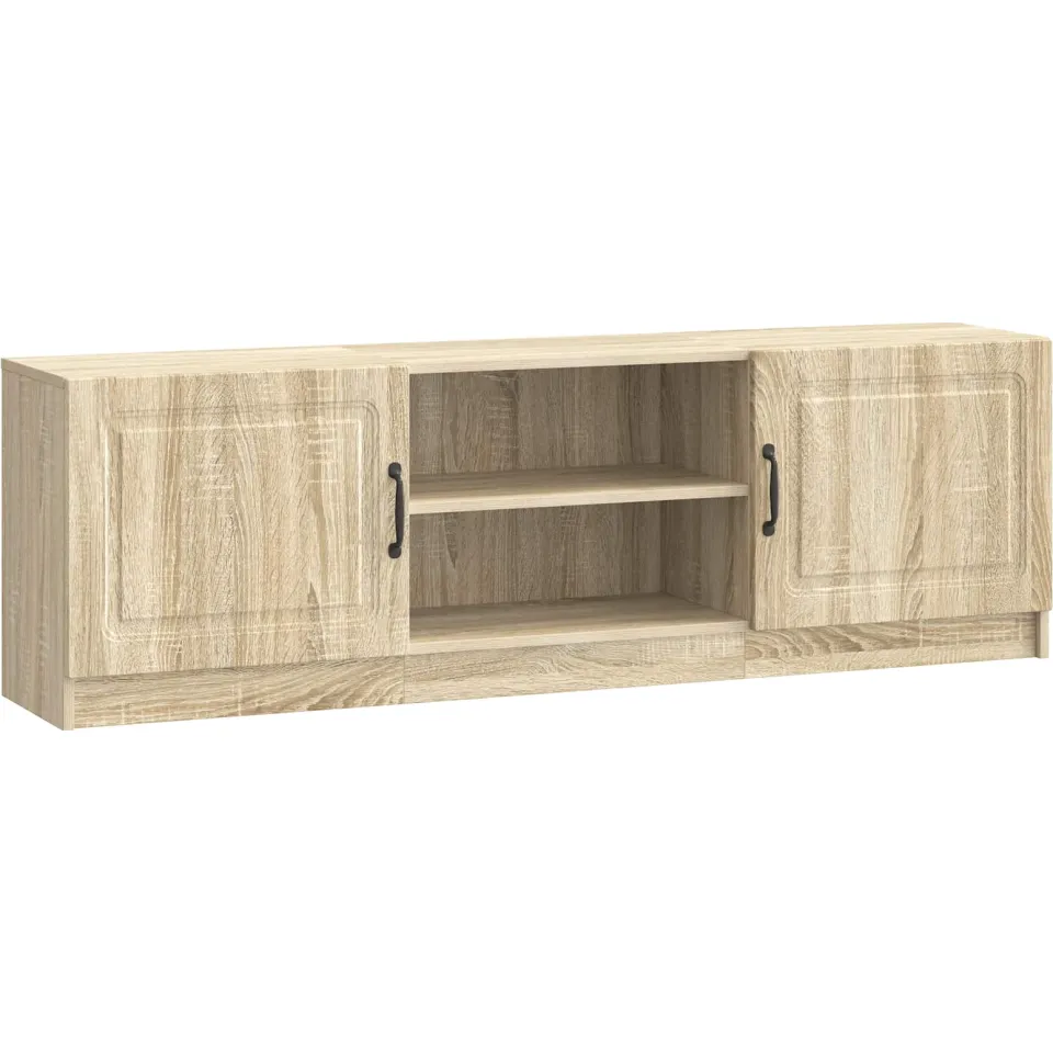 vidaXL TV-kast Sonoma Eiken 150 x 31 x 47 cm Bewerkt hout, foto 3