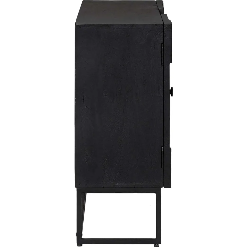 vidaXL Dressoir Zwart 105 x 30 x 68 cm, foto 4