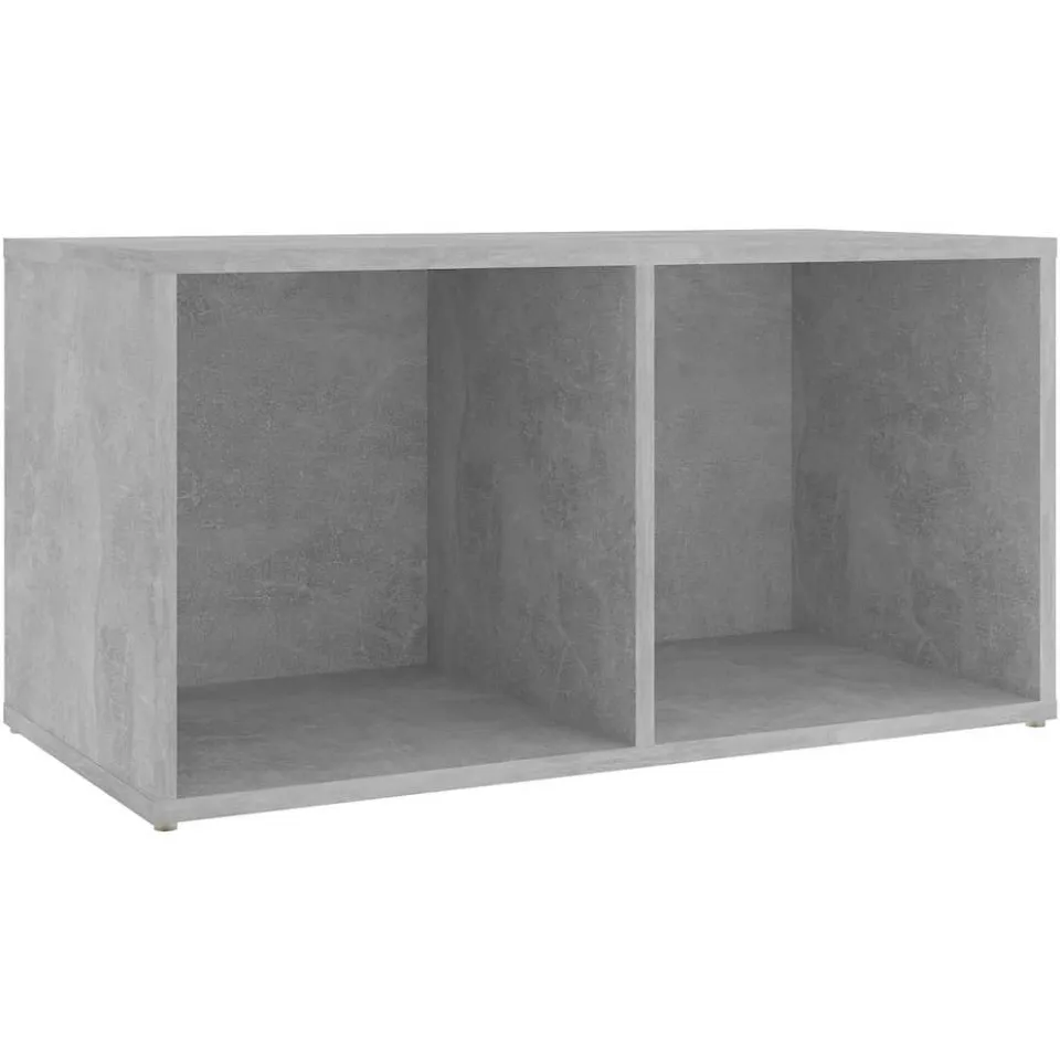 vidaXL Tv-meubelen 2 st 72x35x36,5 cm bewerkt houtbetongrijs