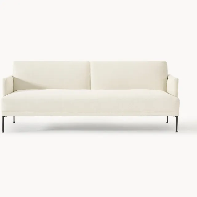Westwing Collection Slaapbank Fluente (3-zits) Wit