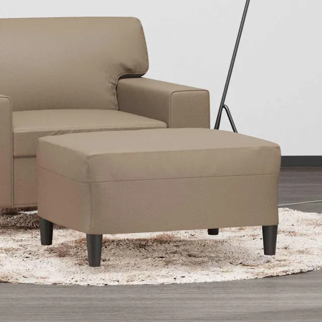 vidaXL Voetenbank 70x55x41 cm kunstleer cappuccino bruin, foto 2