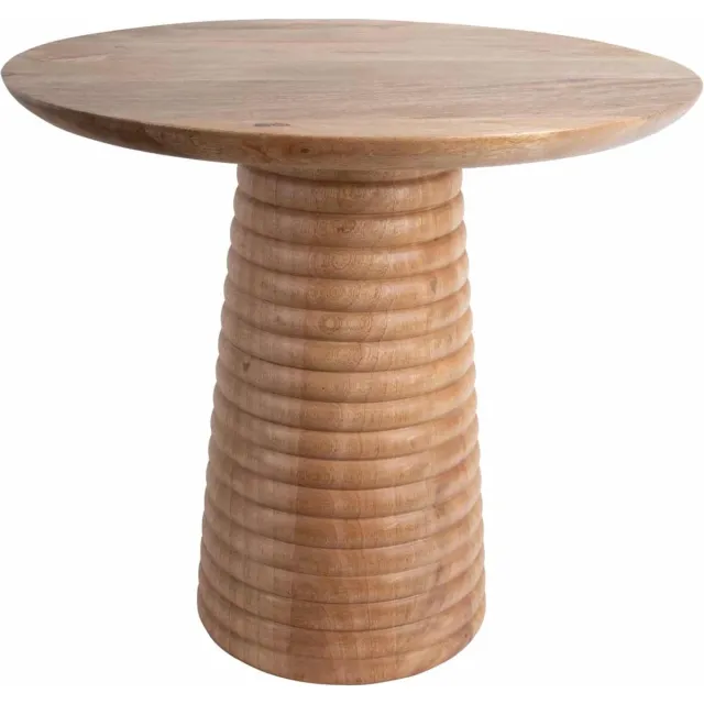 Leitmotiv Bijzettafel Force Layered Base Large - Bruin - 50x50x35cm - Scandinavisch