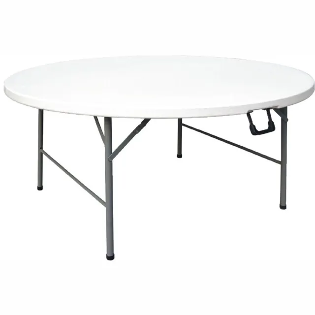 Bolero Ronde Inklapbare Tafel Ø 153cm Wit.