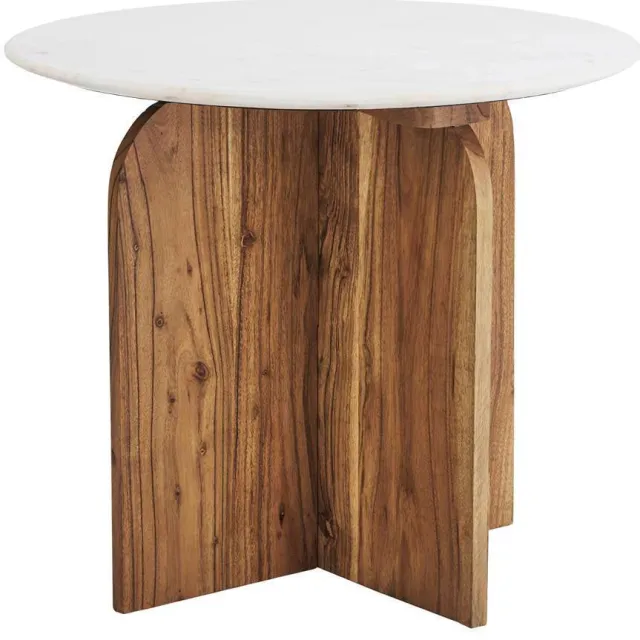 Madam Stoltz salontafel met marmer Bruin