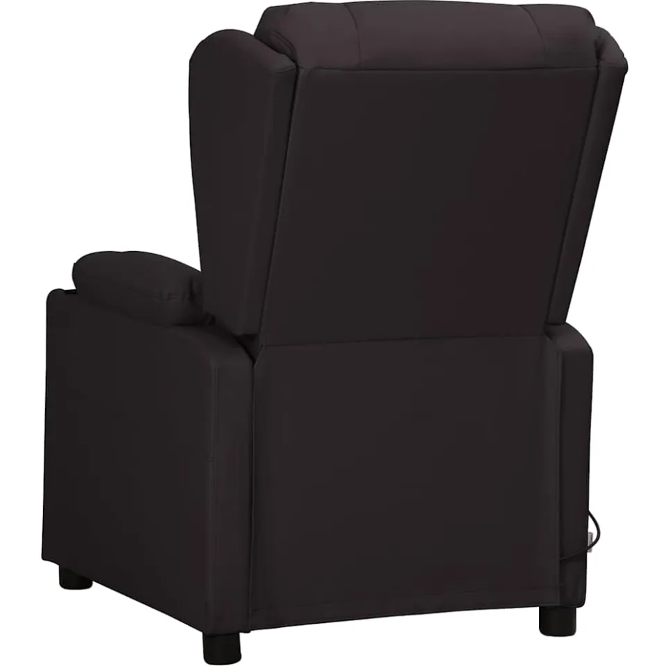 vidaXL Massagestoel kunstleer zwart, foto 3