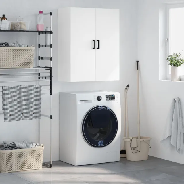 vidaXL Wandkast 69,5x34x90 cm wit
