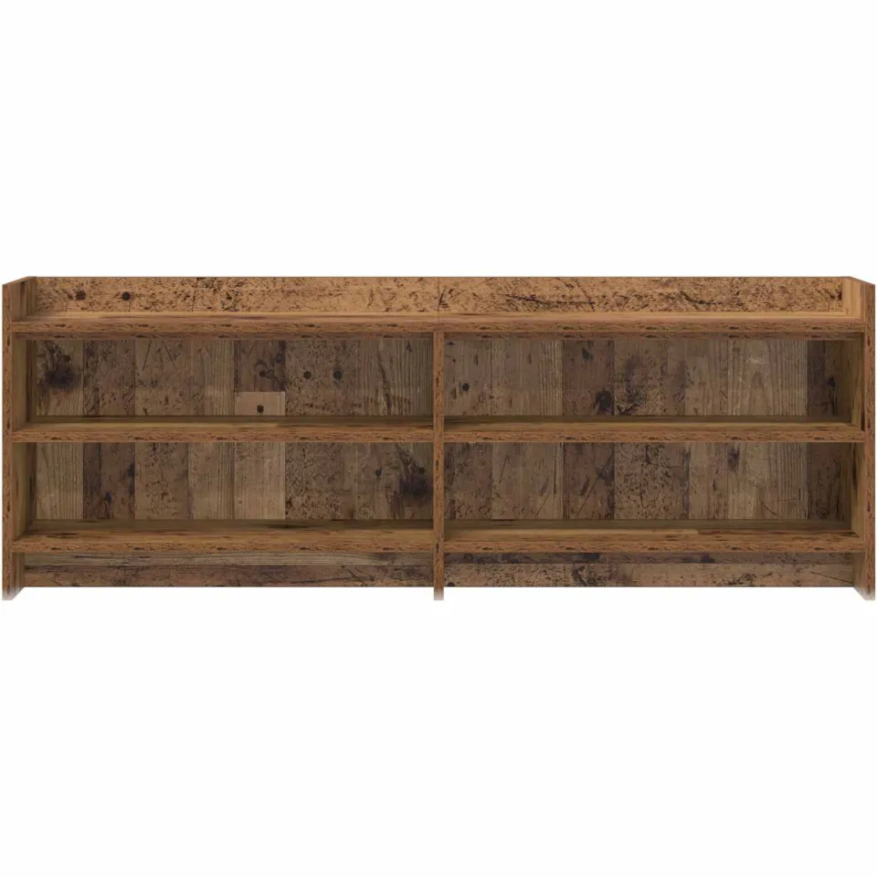 vidaXL TV-kast 130 x 33 x 47 cm Oud hout bruin, foto 4