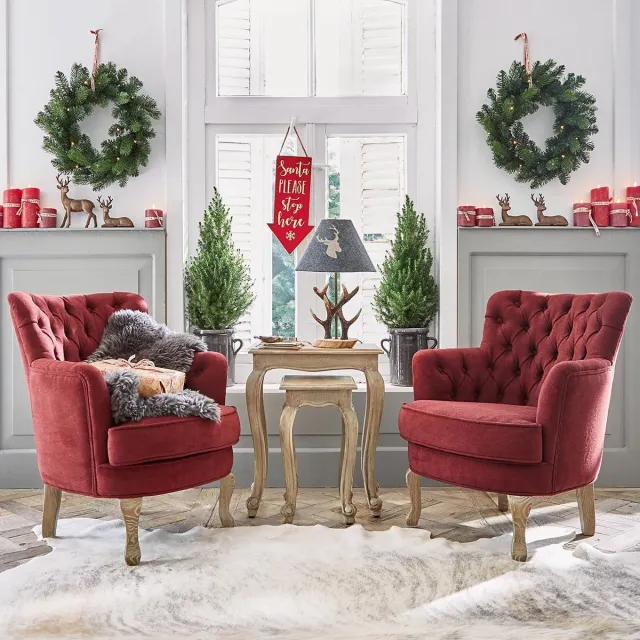Loberon Fauteuil Calgary rood
