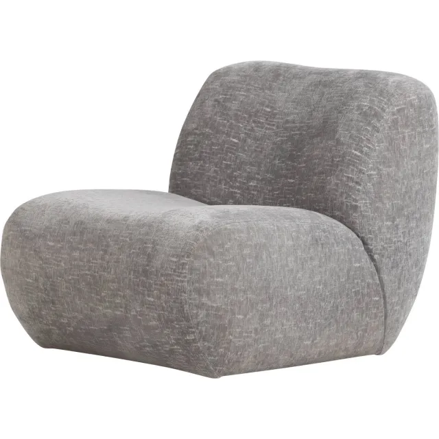 WOOOD Nomu Fauteuil Grove - Chenille - Lichtbruin - 74x76x92 light blue