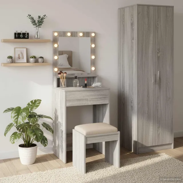 vidaXL Plafondtafel Grijs Sonoma 50 x 41 x 135 cm Bewerkt hout, foto 2