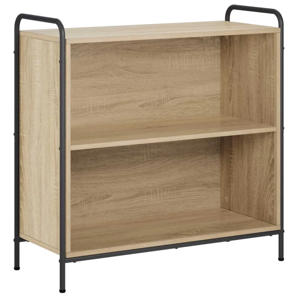 vidaXL Boekenkast 80 x 33 x 80 cm Bewerkt hout Sonoma Eiken, foto 3