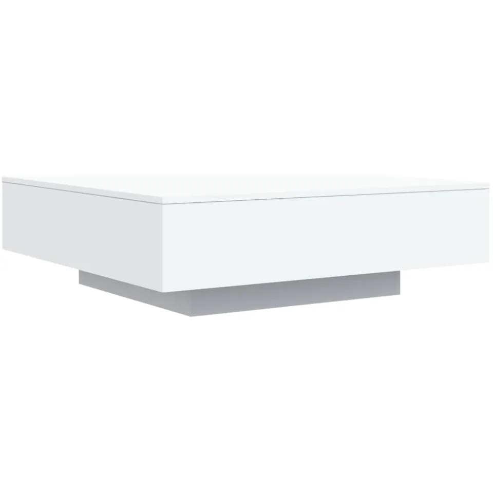 vidaXL Salontafel 100x100x31 cm bewerkt hout wit