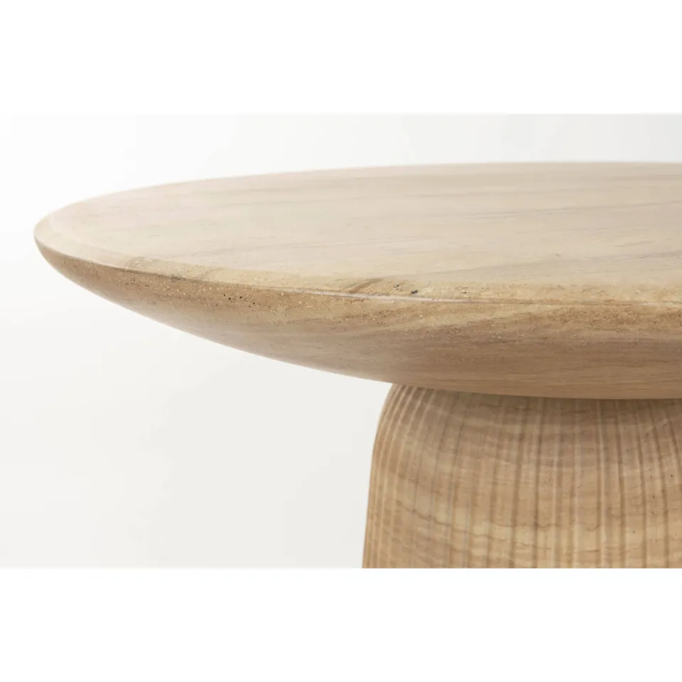 Dutchbone eetkamertafel Brison Eettafel Natuursteen look (90x90 cm) Grijs, foto 6