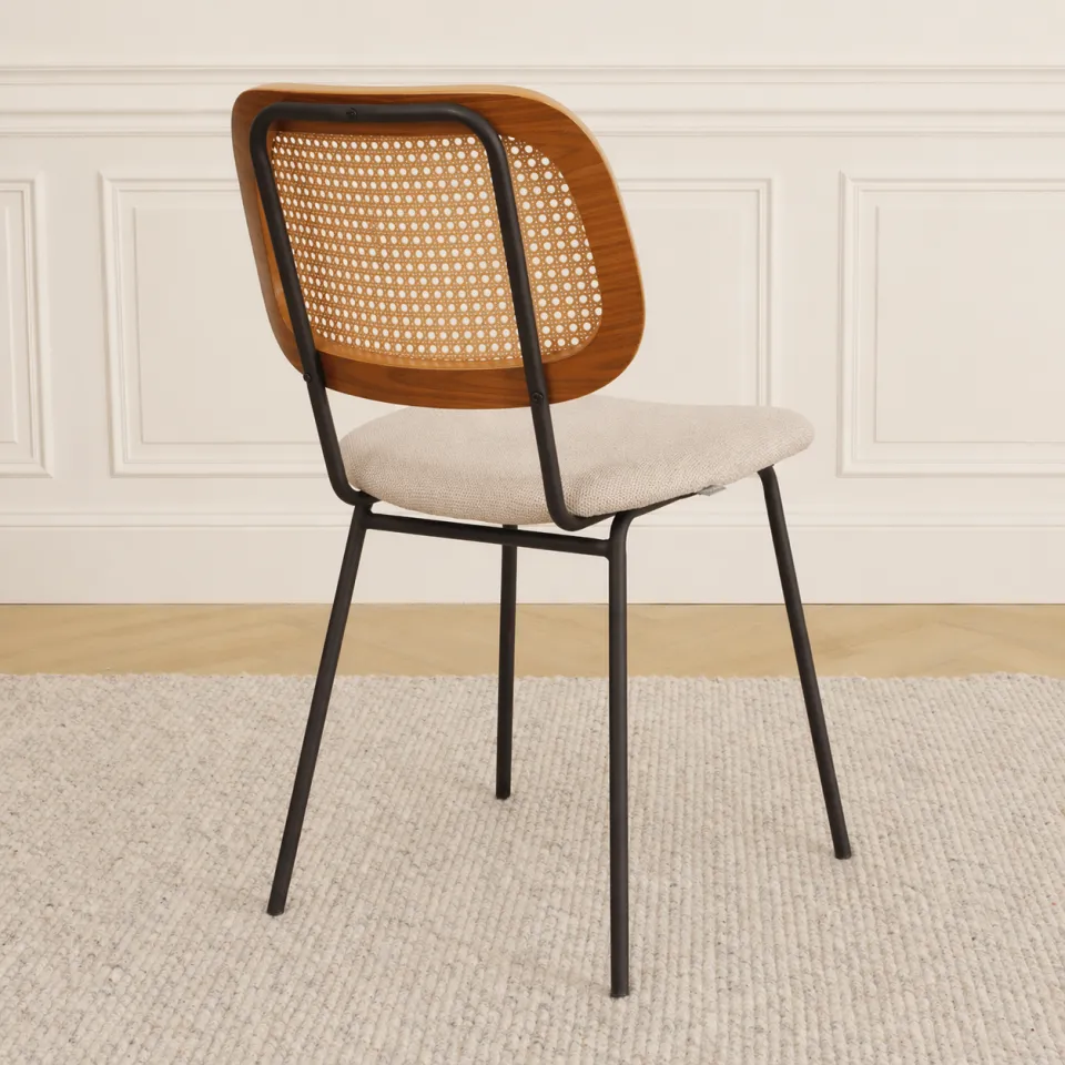 Nolon Jolie rotan eetkamerstoel beige, foto 4