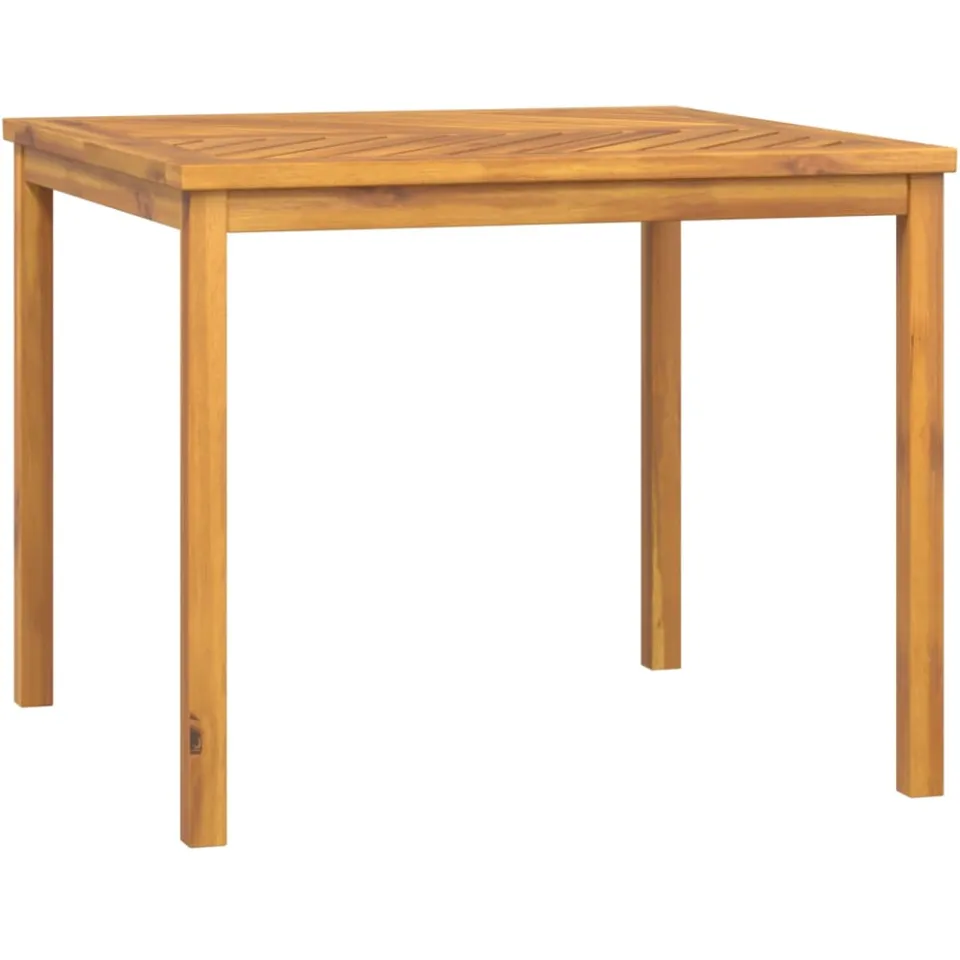 vidaXL Tuintafel 90x90x74 cm massief acaciahout bruin, foto 3