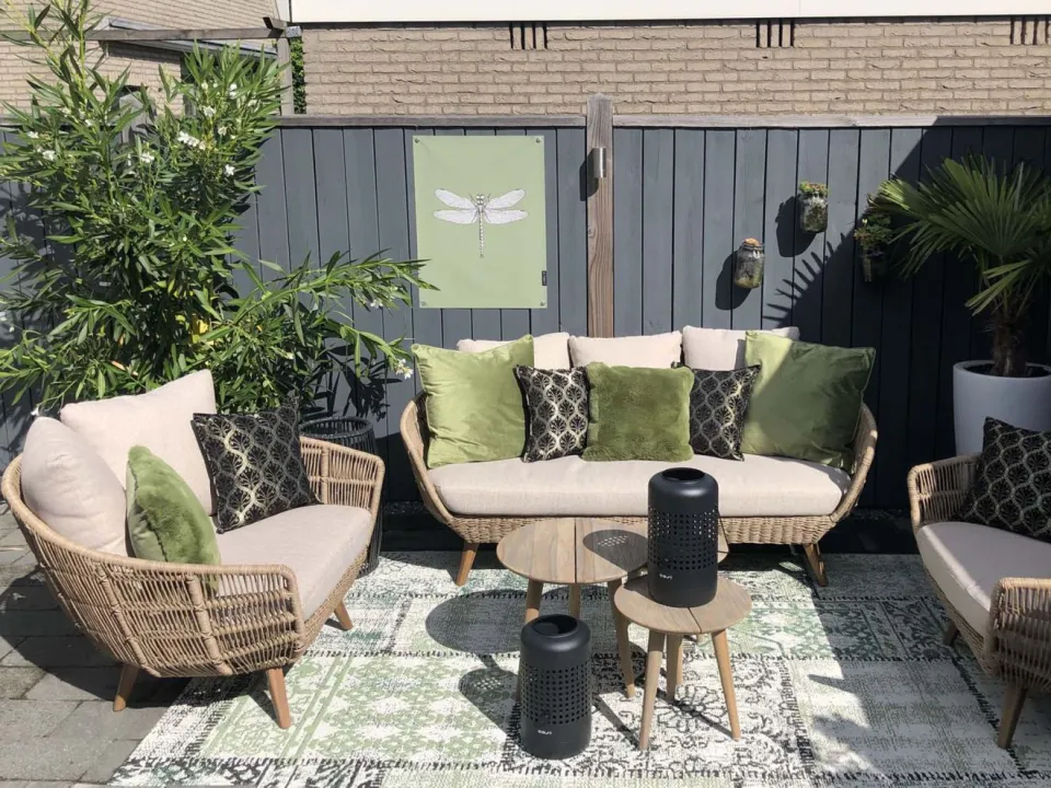Intenso Furniture Intenso Stila/ROUGH-K stoel-bank loungeset 5-delig bruin, foto 4