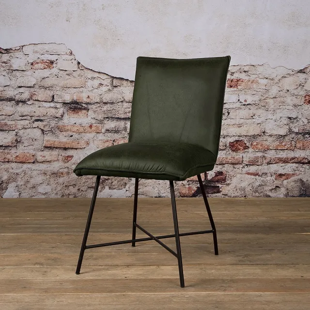 sidd Trofa sidechair - fabric amazon 17 green groen