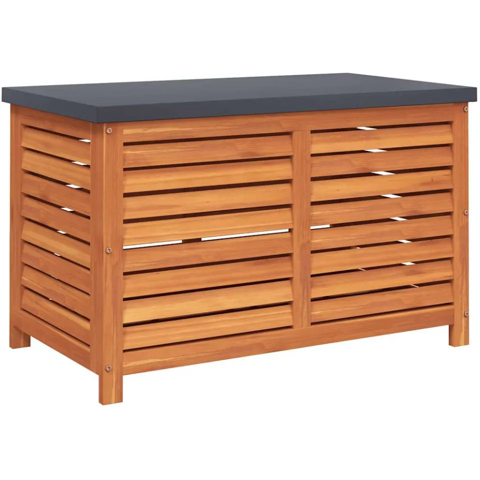 vidaXL Tuinbox 90x48x55 cm massief eucalyptushout Bruin
