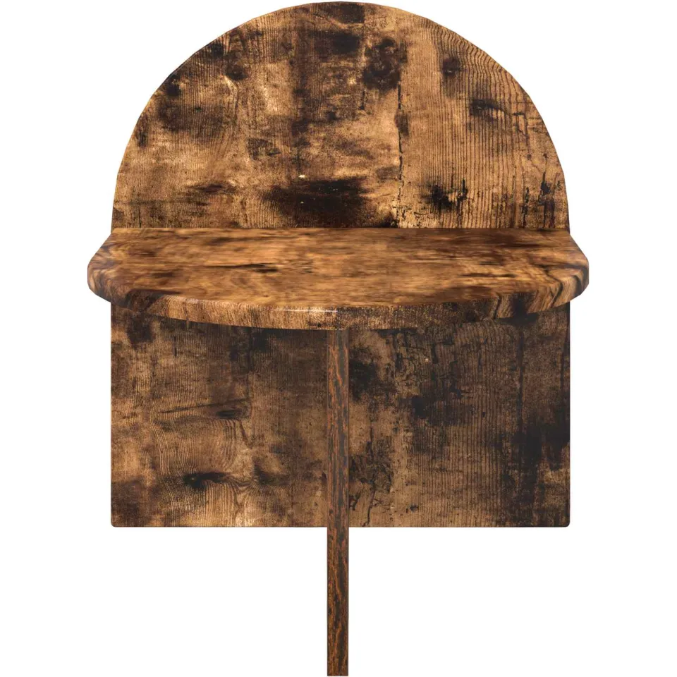 vidaXL Nachtkastje Gerookte Eik 40 x 35,5 x 45,5 cm Geconstrueerd hout bruin, foto 4