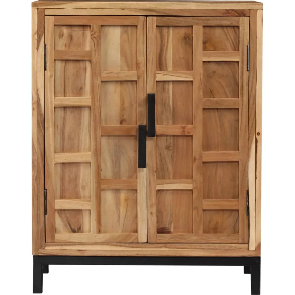 vidaXL Dressoir 60x35x76 cm massief acaciahout bruin, foto 2