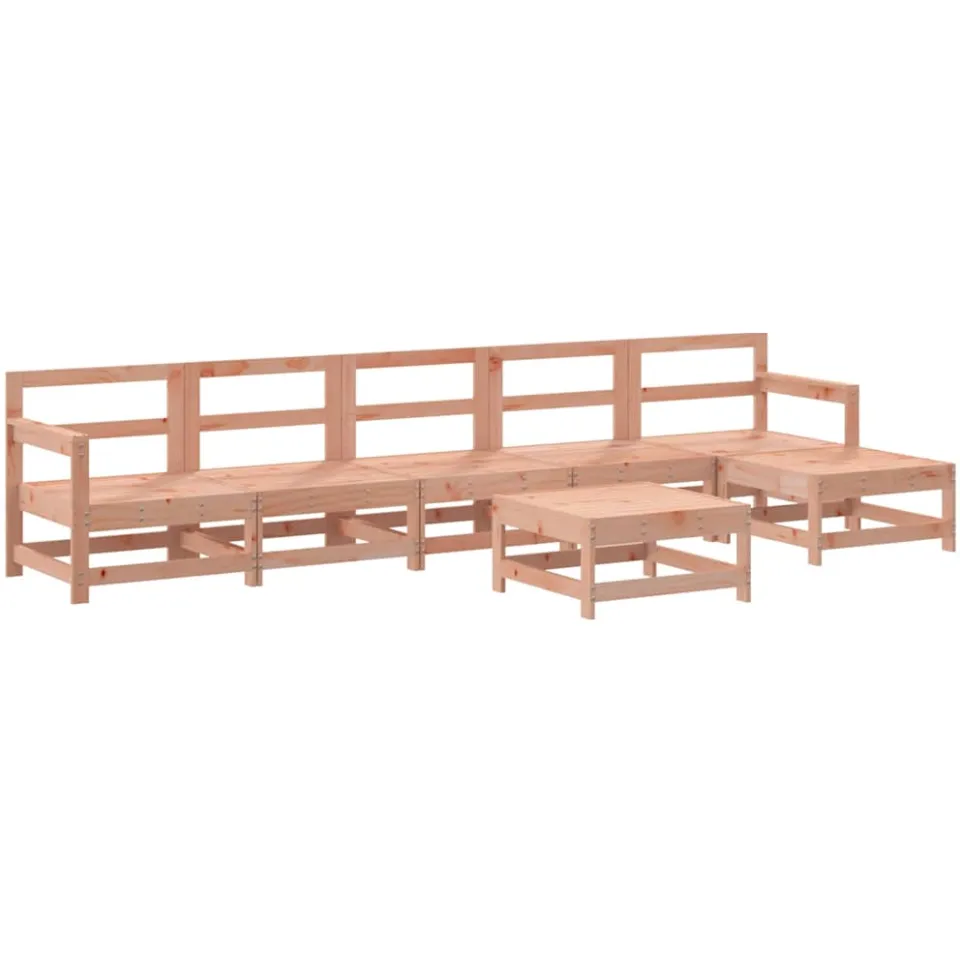 vidaXL 7-delige Loungeset massief douglashout bruin, foto 3