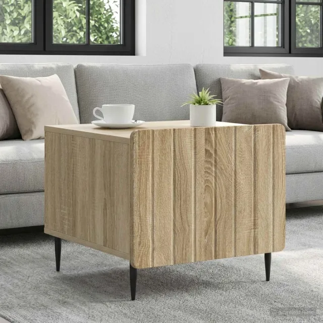 vidaXL Salontafel met lade Sonoma Eiken 49 x 50 x 42 cm Bewerkt hout Bruin