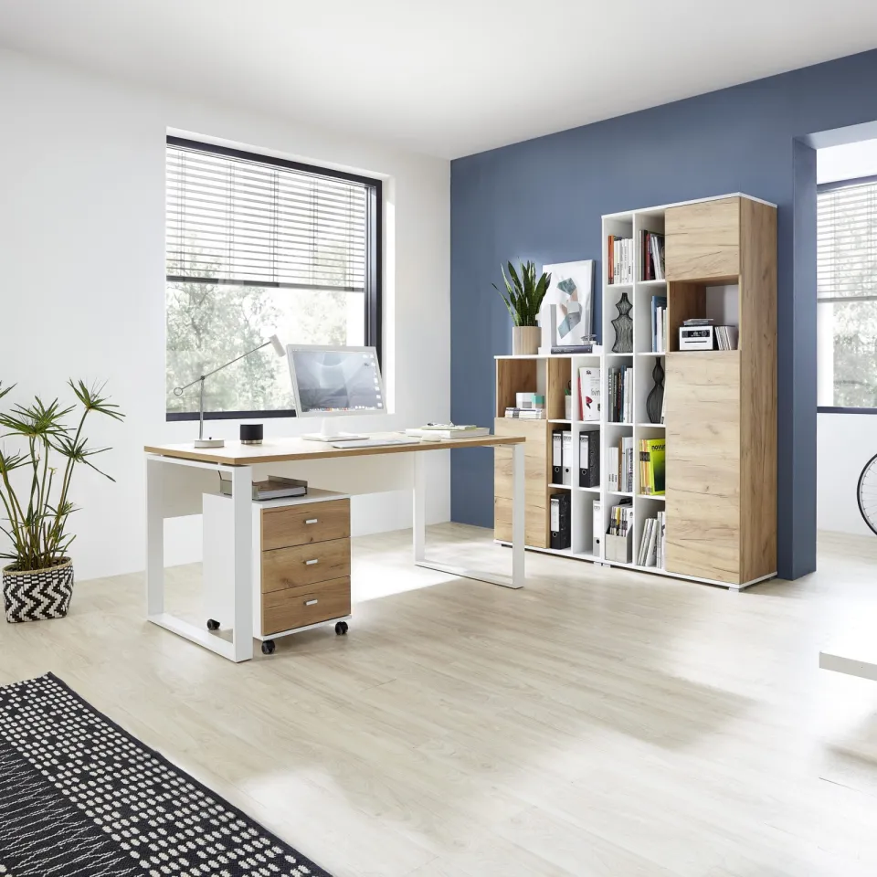 Bureau Kreta 158 CM wit, foto 4