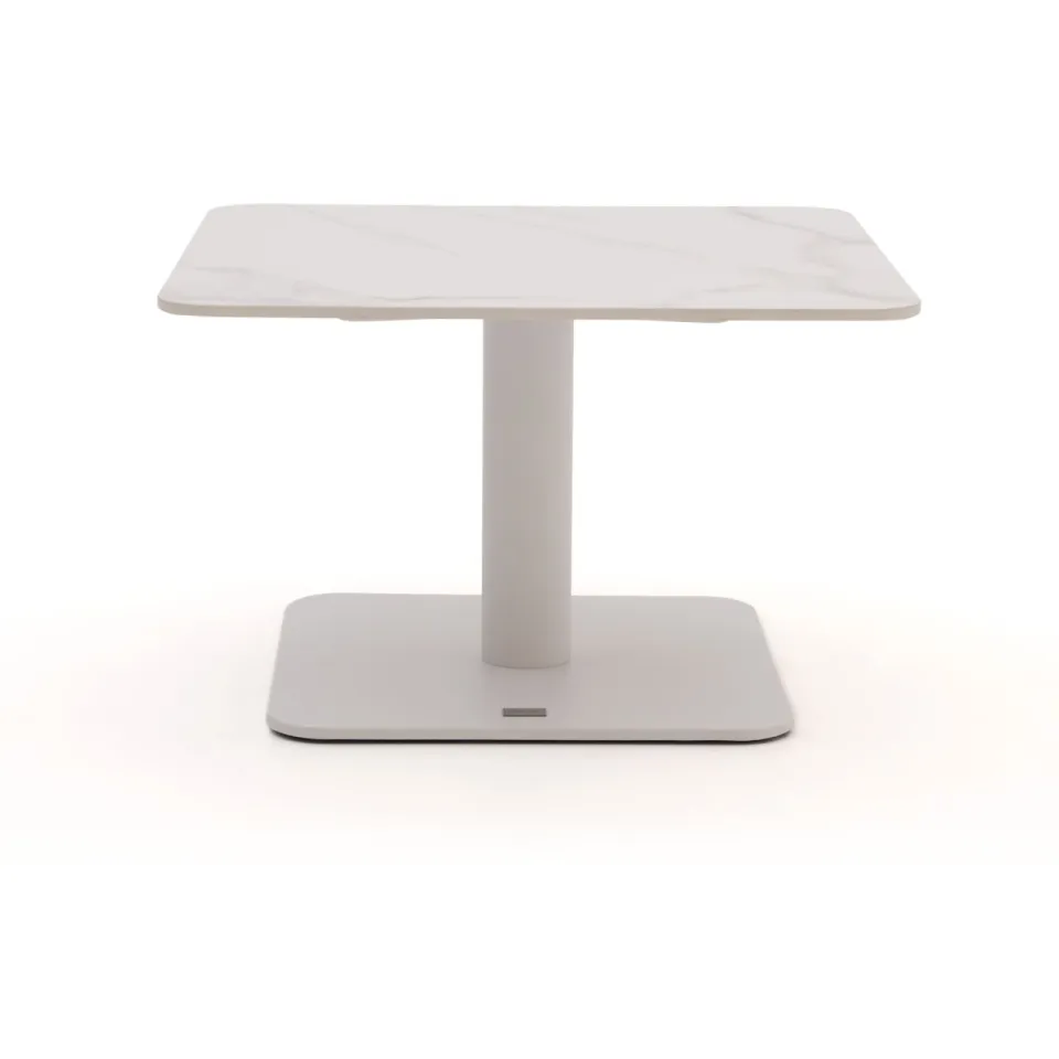 Bellagio tuinmeubelen Bellagio San Lupo lounge tuintafel 59x59x37cm wit, foto 3