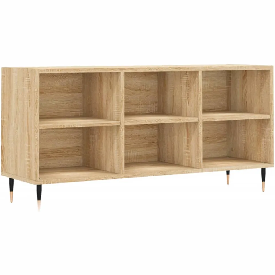 vidaXL Tv-meubel 103,5x30x50 cm bewerkt hout sonoma eikenkleurig, foto 3