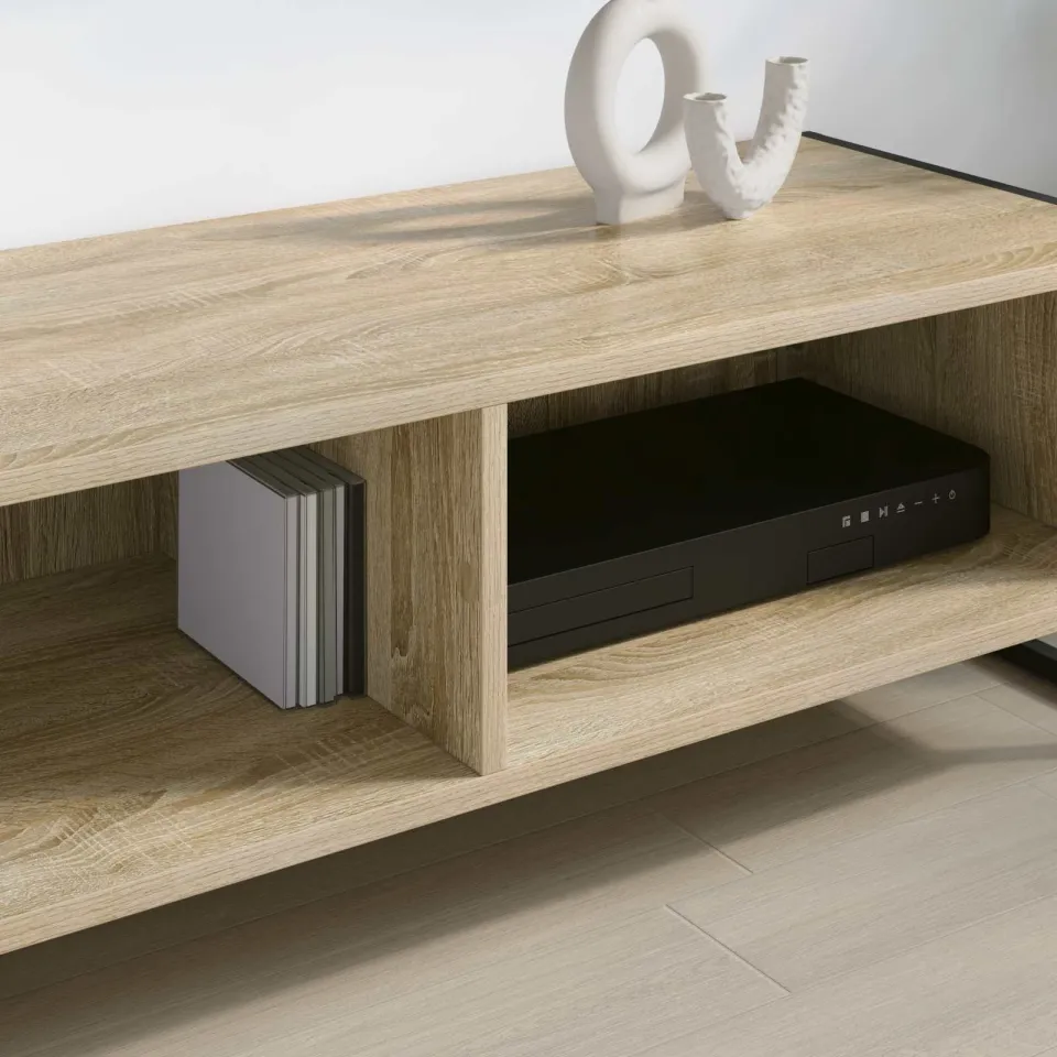 vidaXL TV-kast 100 x 36.5 x 30.5 cm Sonoma Eiken Bewerkt hout, foto 4