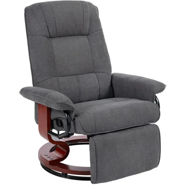 GranMaison Relaxfauteuil - Relaxzetel - Relaxstoel - Fauteuil - Stoel - Met armleuning - Voor één Persoon - Grijs