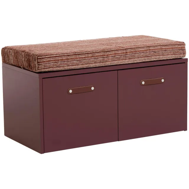 Kwantum Opbergbank Deruta Bordeaux Rood