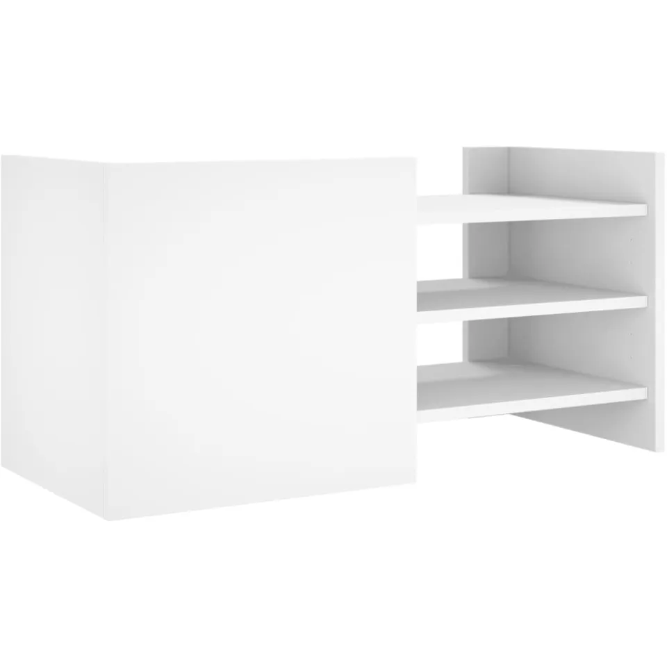vidaXL Tv-meubel 80x35x40 cm bewerkt hout wit, foto 4