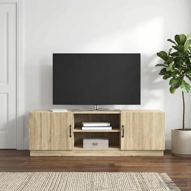 vidaXL TV-kast Sonoma Eiken 150 x 31 x 47 cm Bewerkt hout Bruin