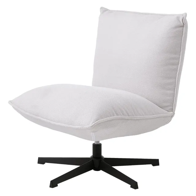 Nest of Nora Draaifauteuil Envik - Chenille - Offwhite Gebroken wit