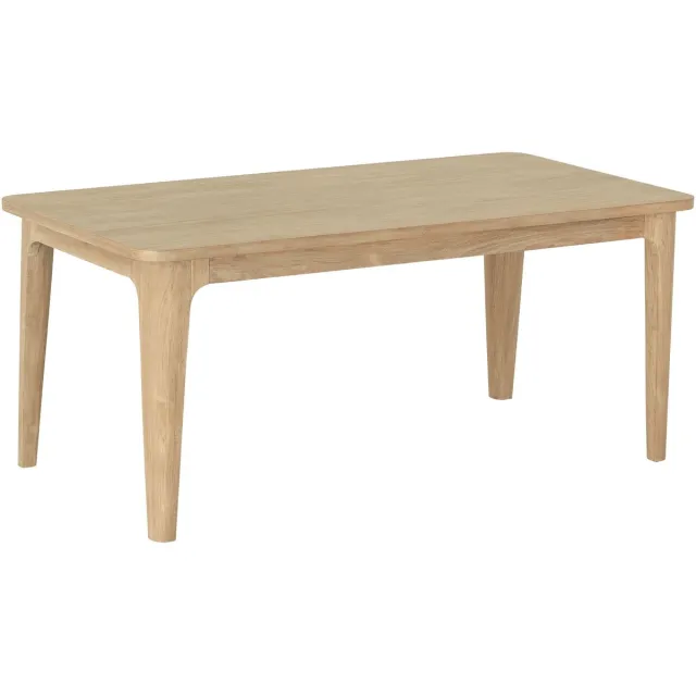 DTP Home Dining table Forte rectangular,76x150x90 cm, teakwood natural Wit