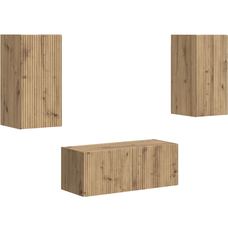 vidaXL Tv-meubelset 2 st 78,5 x 31 x 30 cm Artisan Eiken, foto 3