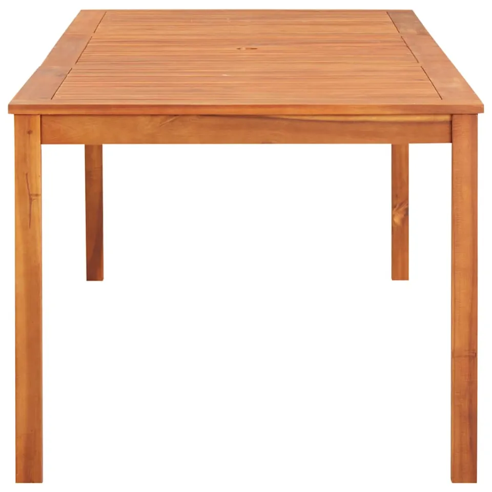 vidaXL Tuintafel 215x90x74 cm massief acaciahout bruin, foto 3