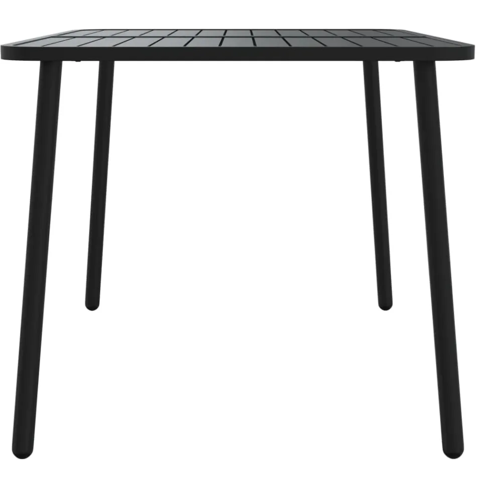 vidaXL Tuintafel 110x80x71 cm staal antracietkleurig, foto 4