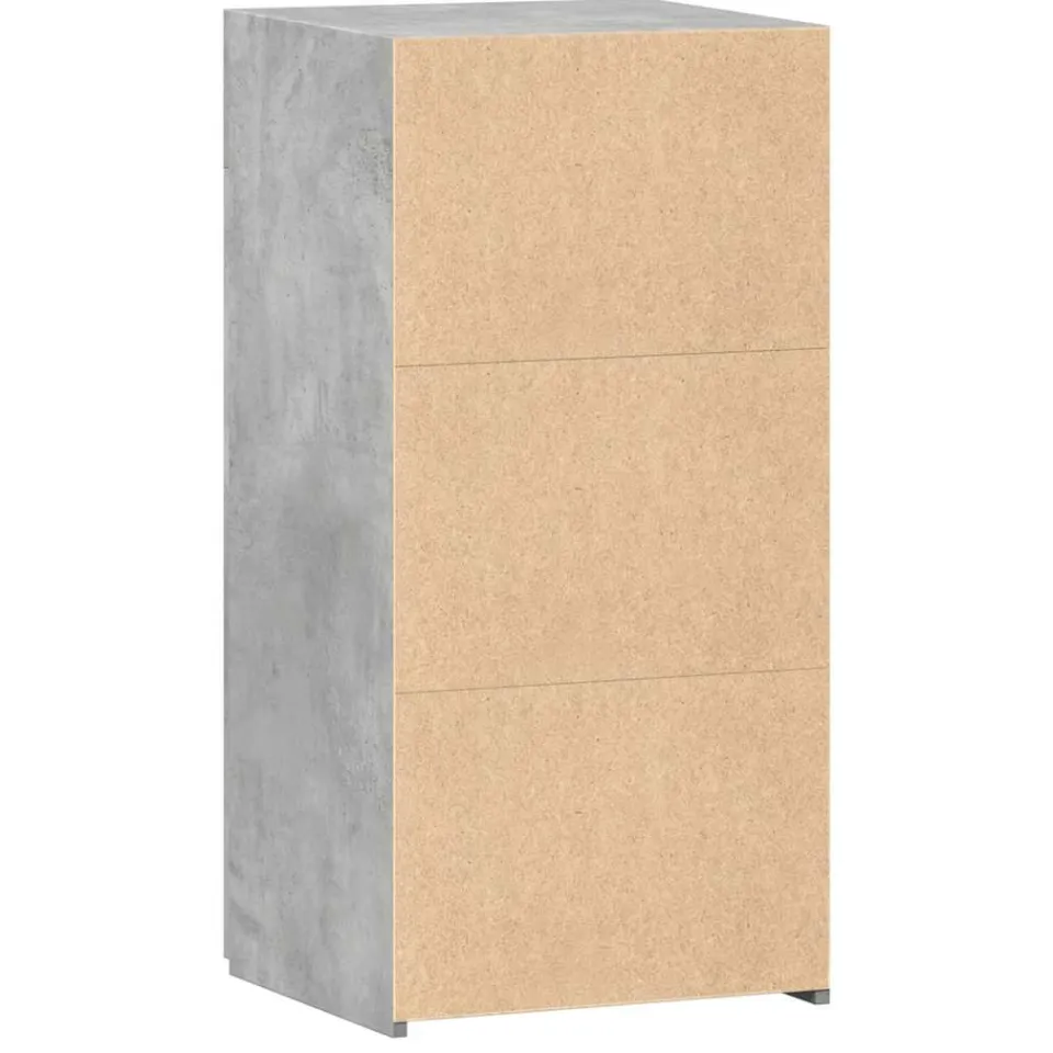 vidaXL Dressoir 45x42,5x93 cm bewerkt hout betongrijs grijs, foto 4