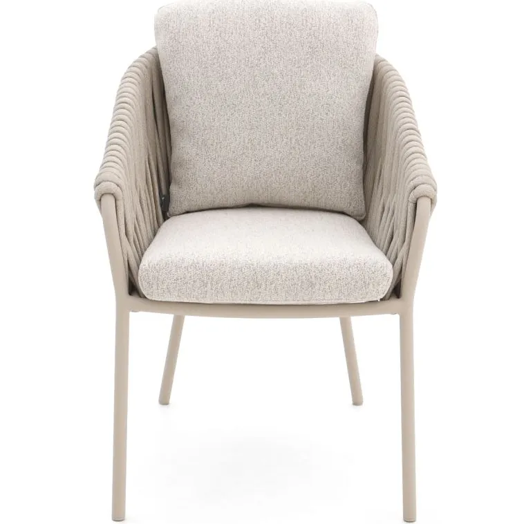 Suns Nappa dining tuinstoel taupe, foto 3