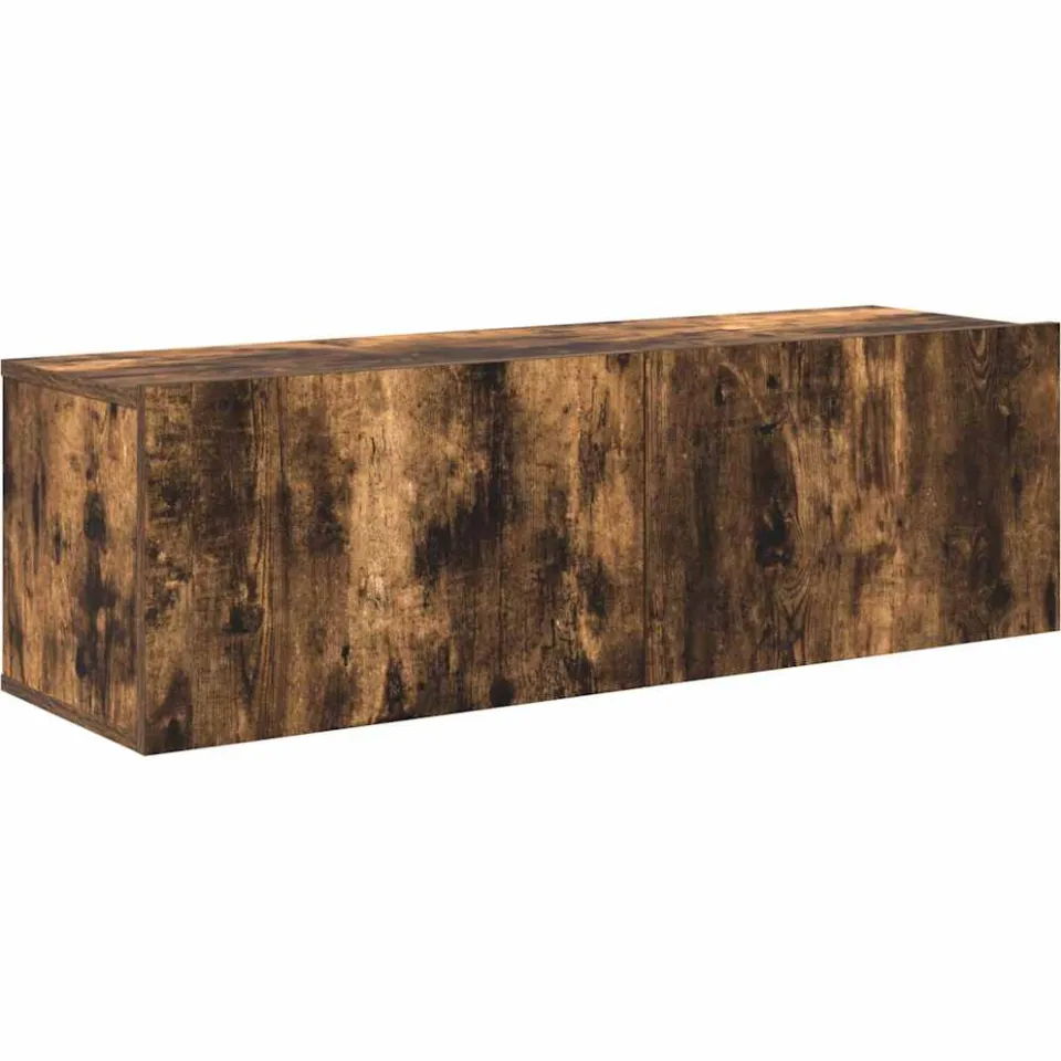 vidaXL 3-delige Tv-meubelset bewerkt hout gerookt eikenkleurig, foto 4