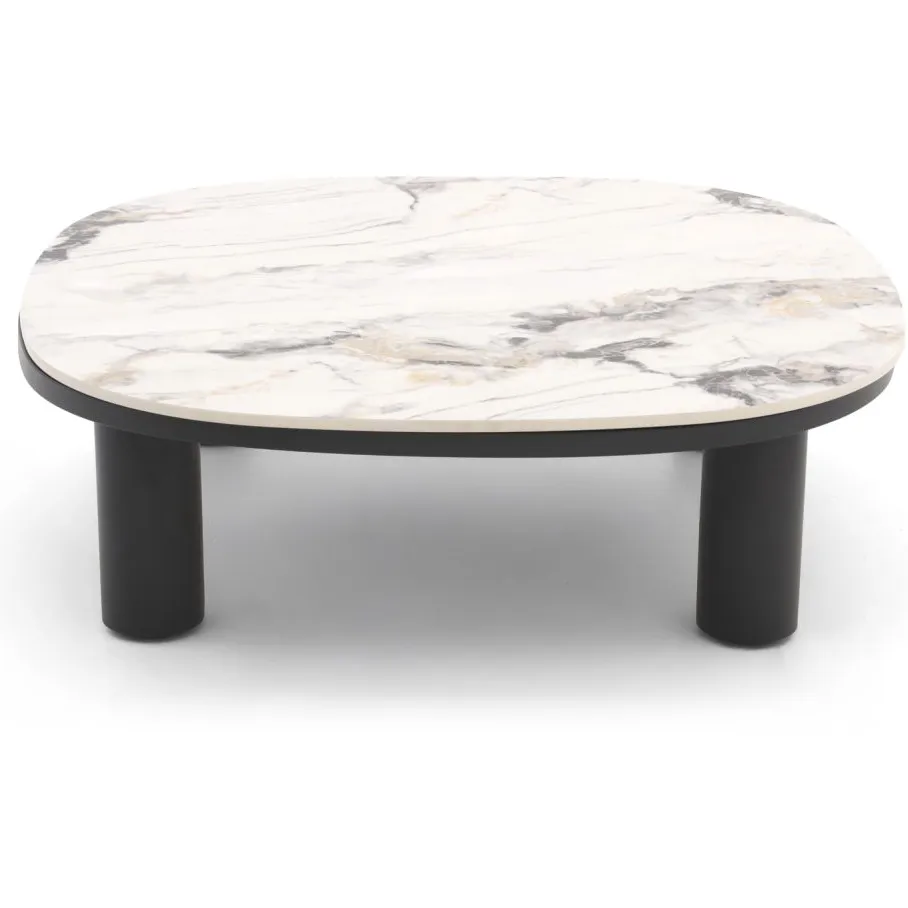Bellagio tuinmeubelen Bellagio Gorizia lounge tuintafel 90x90x27cm grijs, foto 3