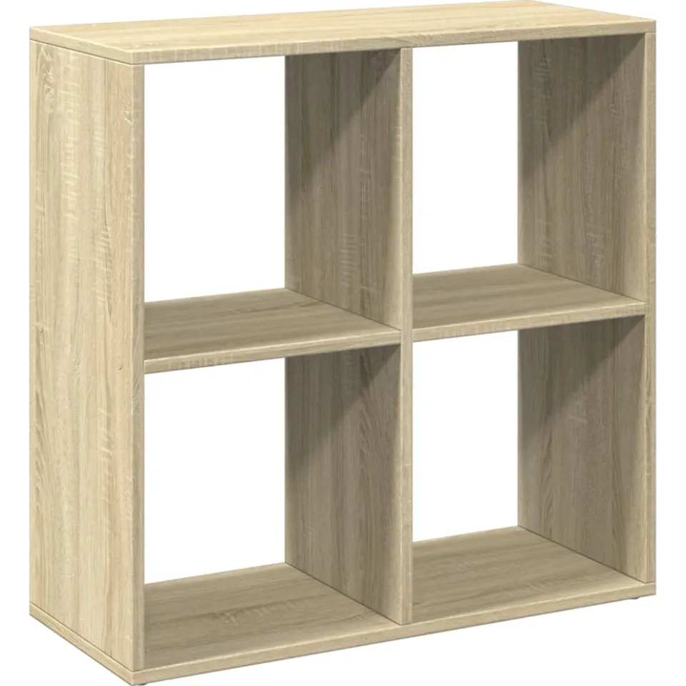 vidaXL Kamerscherm / boekenkast 69,5x29x69,5 cm hout sonoma eikenkleur, foto 3