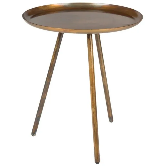 Puur Nerdal bijzettafel koper