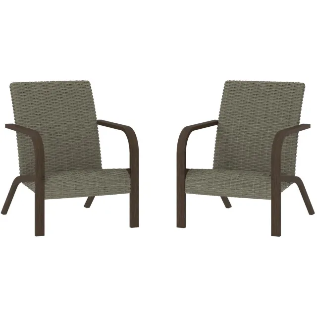 Notio Living Smartwick-Loungestoel - Set van 2 - Grijs